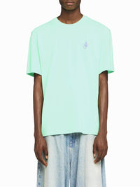 T-Shirt Avec Broderie Ancres - Spearmint