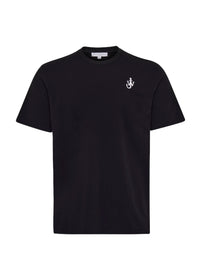 T-Shirt Avec Broderie Ancres - Black