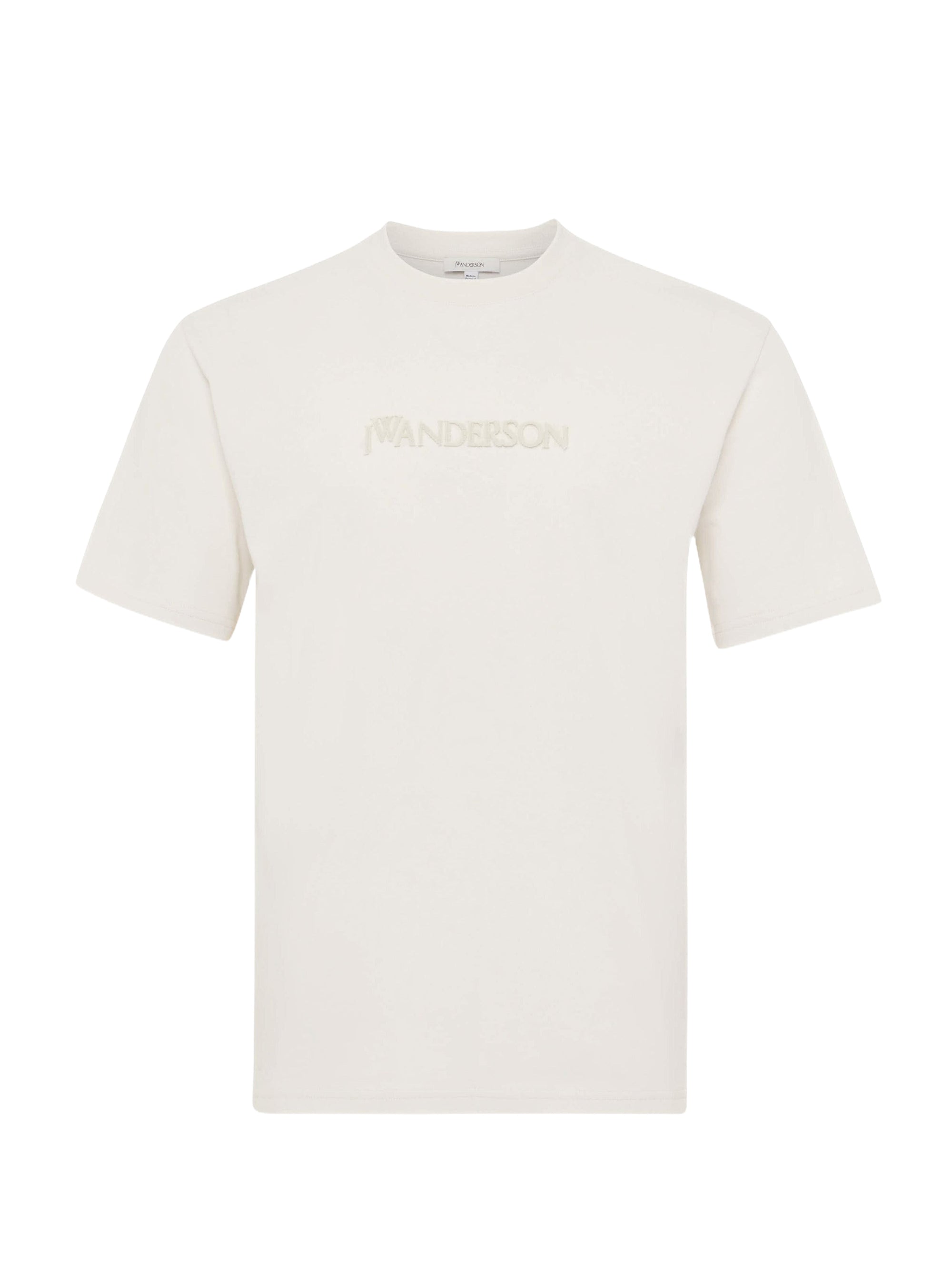 T-Shirt Avec Logo Brodé - Off White