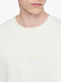 T-Shirt Avec Logo Brodé - Off White