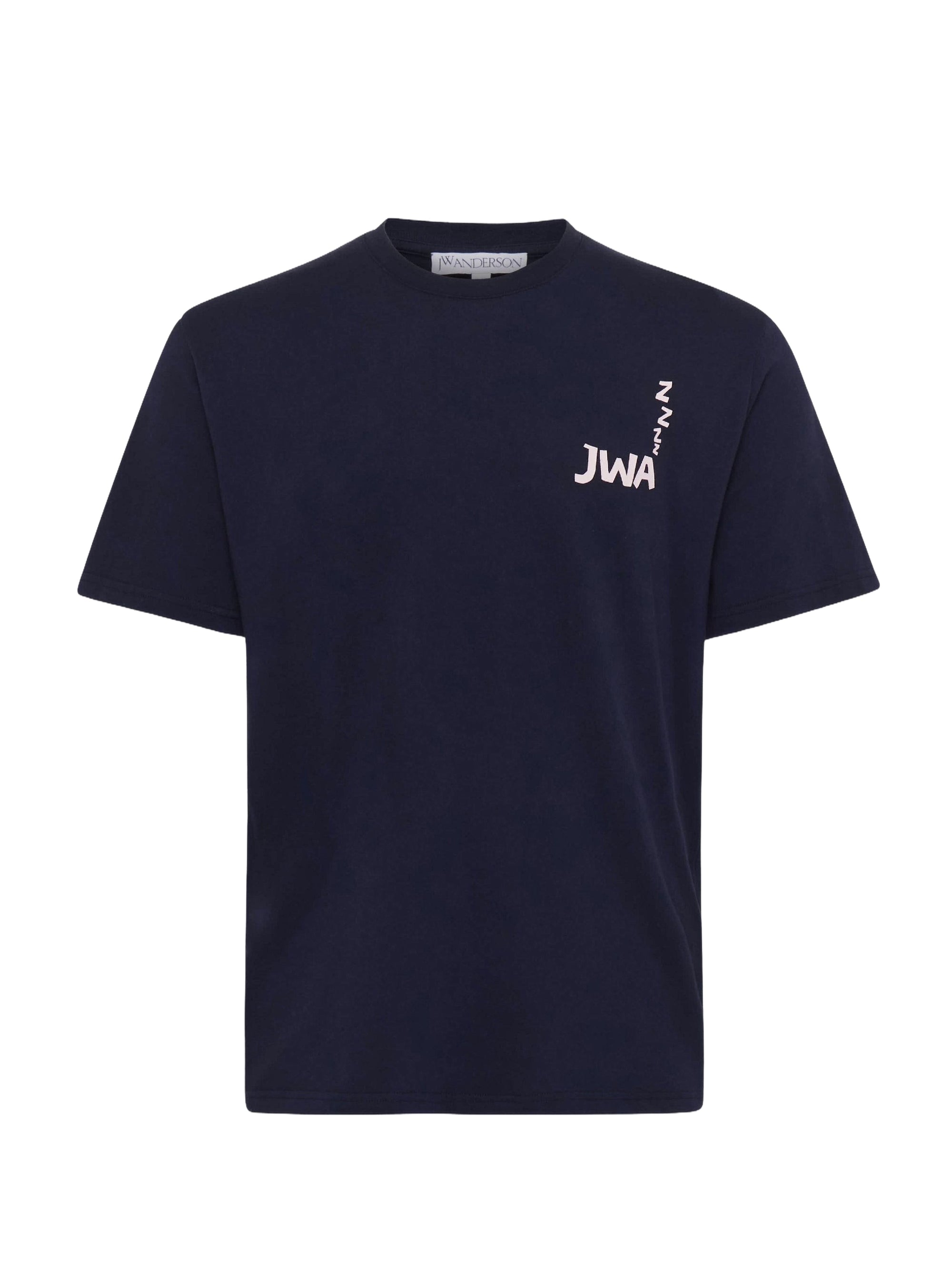 T-Shirt Jwa Avec Imprimé Dans Le Dos - Dark Navy