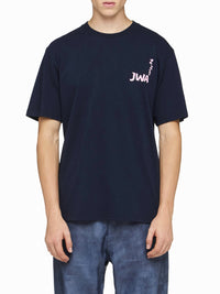 T-Shirt Jwa Avec Imprimé Dans Le Dos - Dark Navy