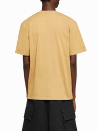 T-Shirt Jwa Avec Bordure En Dentelle Sur La Poitrine - Beige