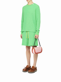 Pull ample à col rond - Apple Green