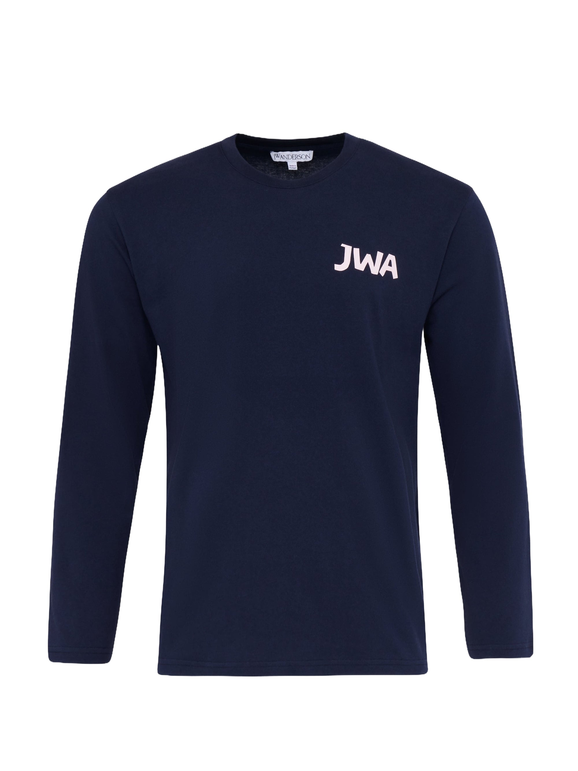 T-Shirt À Manches Longues Avec Imprimé Dans Le Dos Jwa - Dark Navy