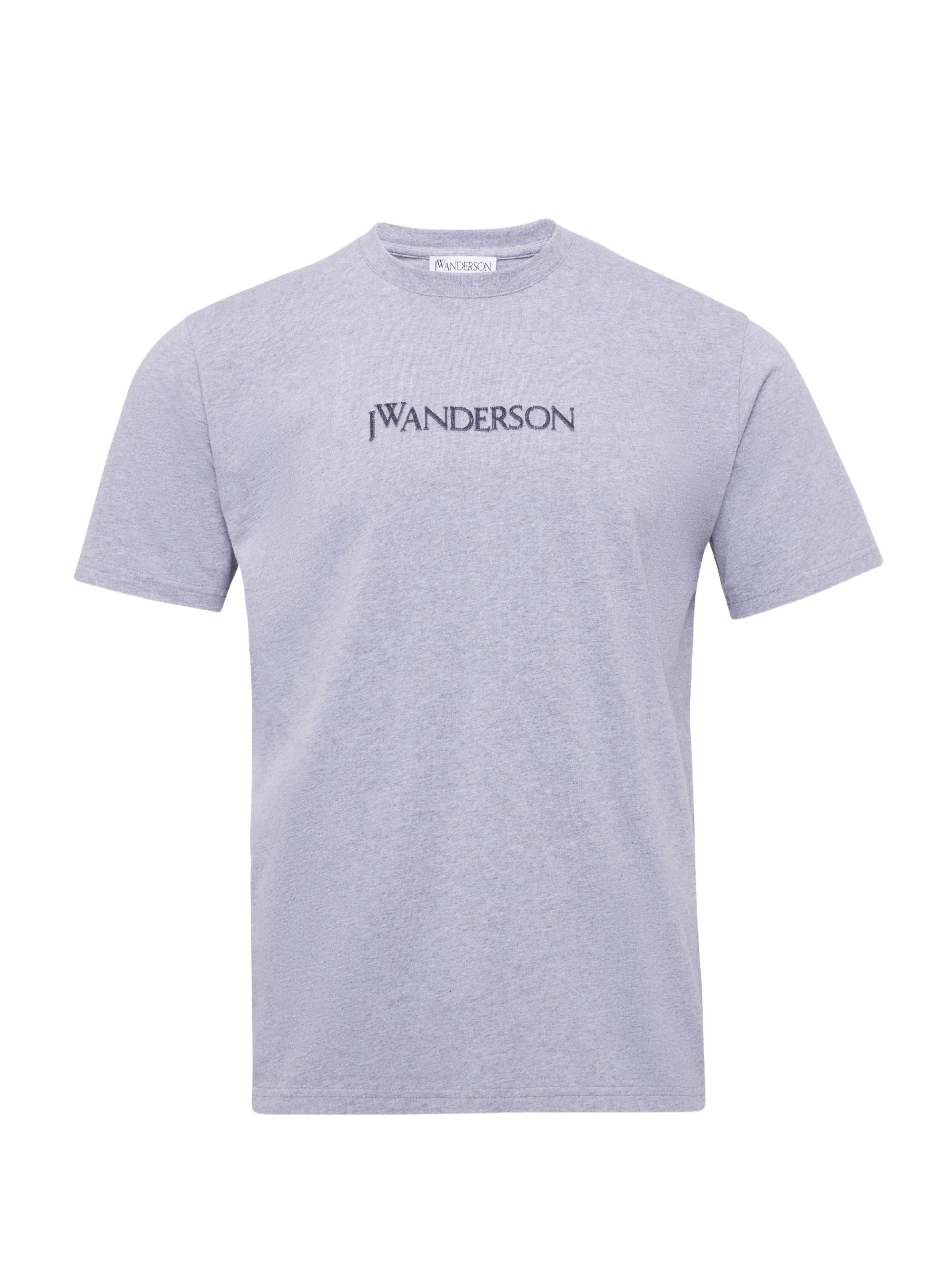 T-Shirt Avec Logo Brodé - Grey Melange