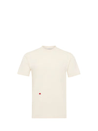 T-Shirt Avec Broderie Contrastée - Off White