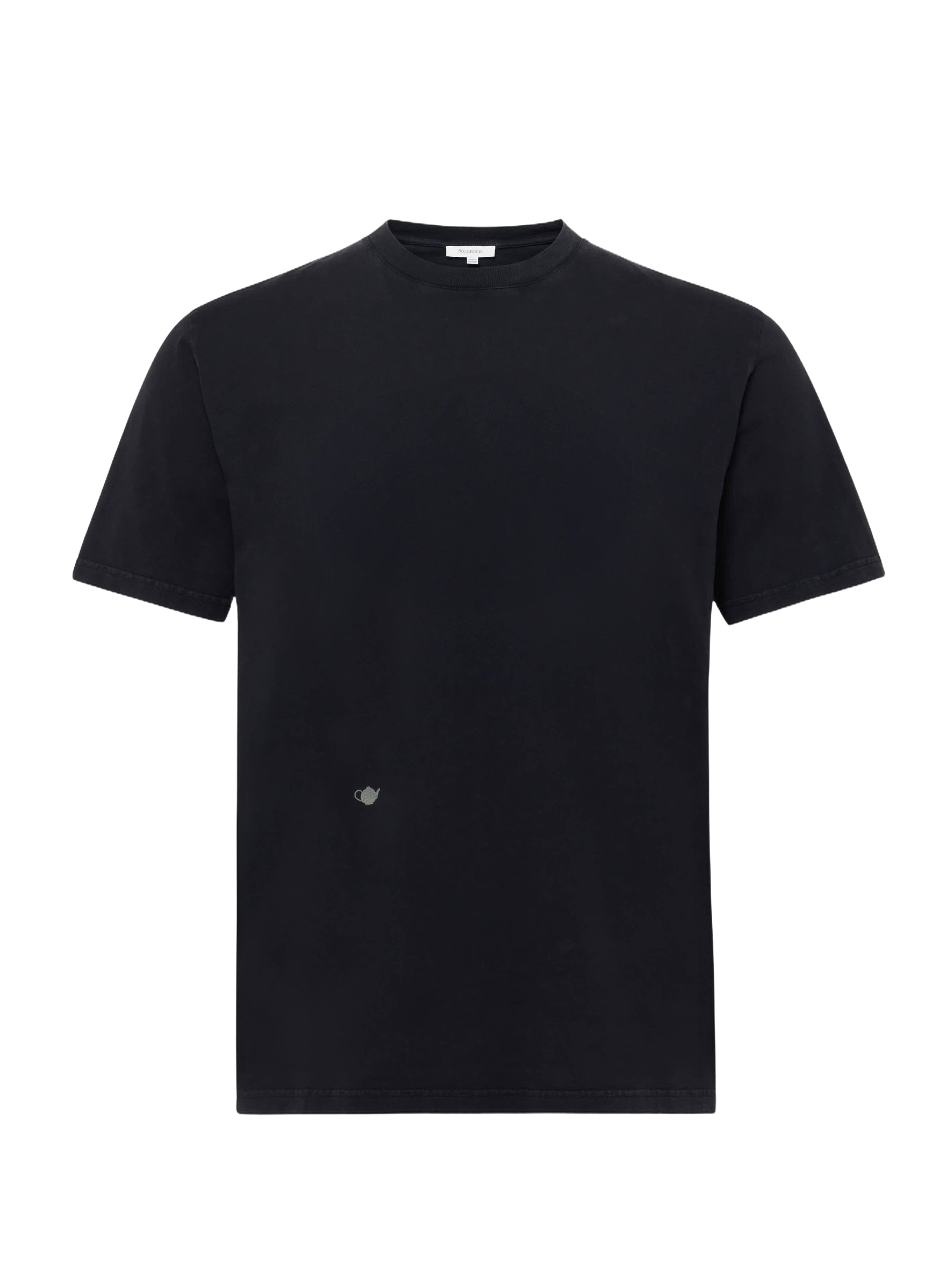 T-shirt à col rond - Washed Black