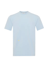 T-Shirt Avec Broderie Contrastée - Pale Blue
