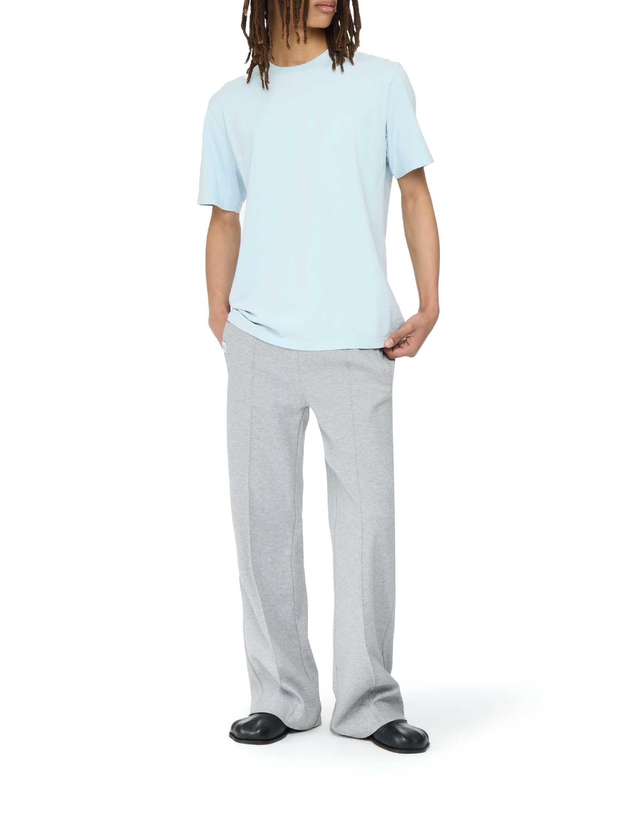 T-shirt classique à col rond - Pale Blue