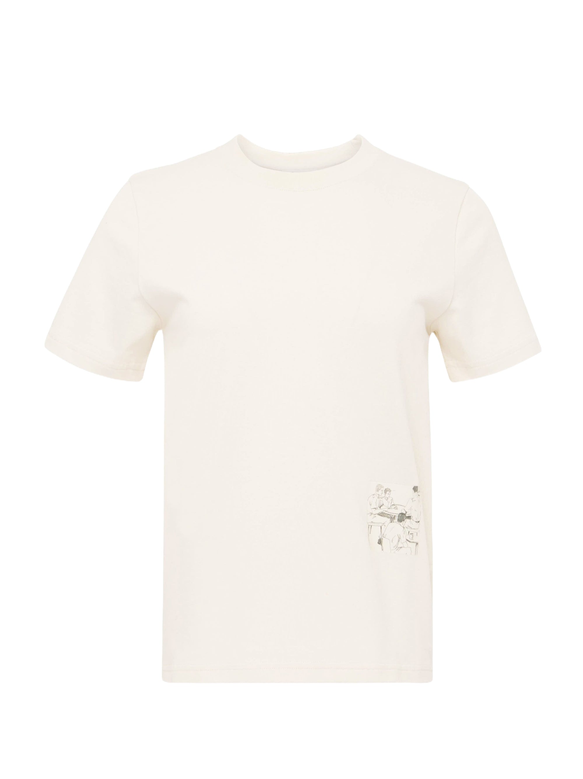 T-Shirt À Motif Mini - Off White