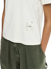 T-Shirt À Motif Mini - Off White