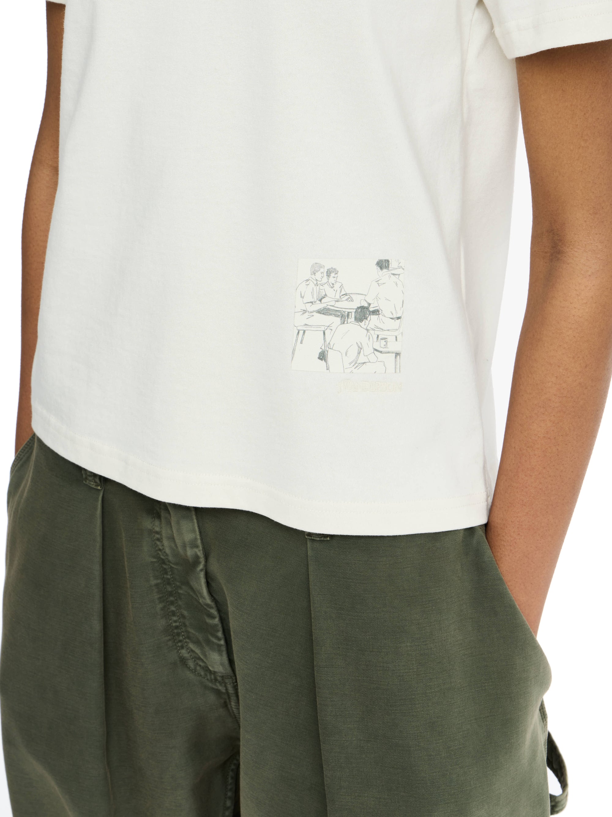 T-Shirt À Motif Mini - Off White