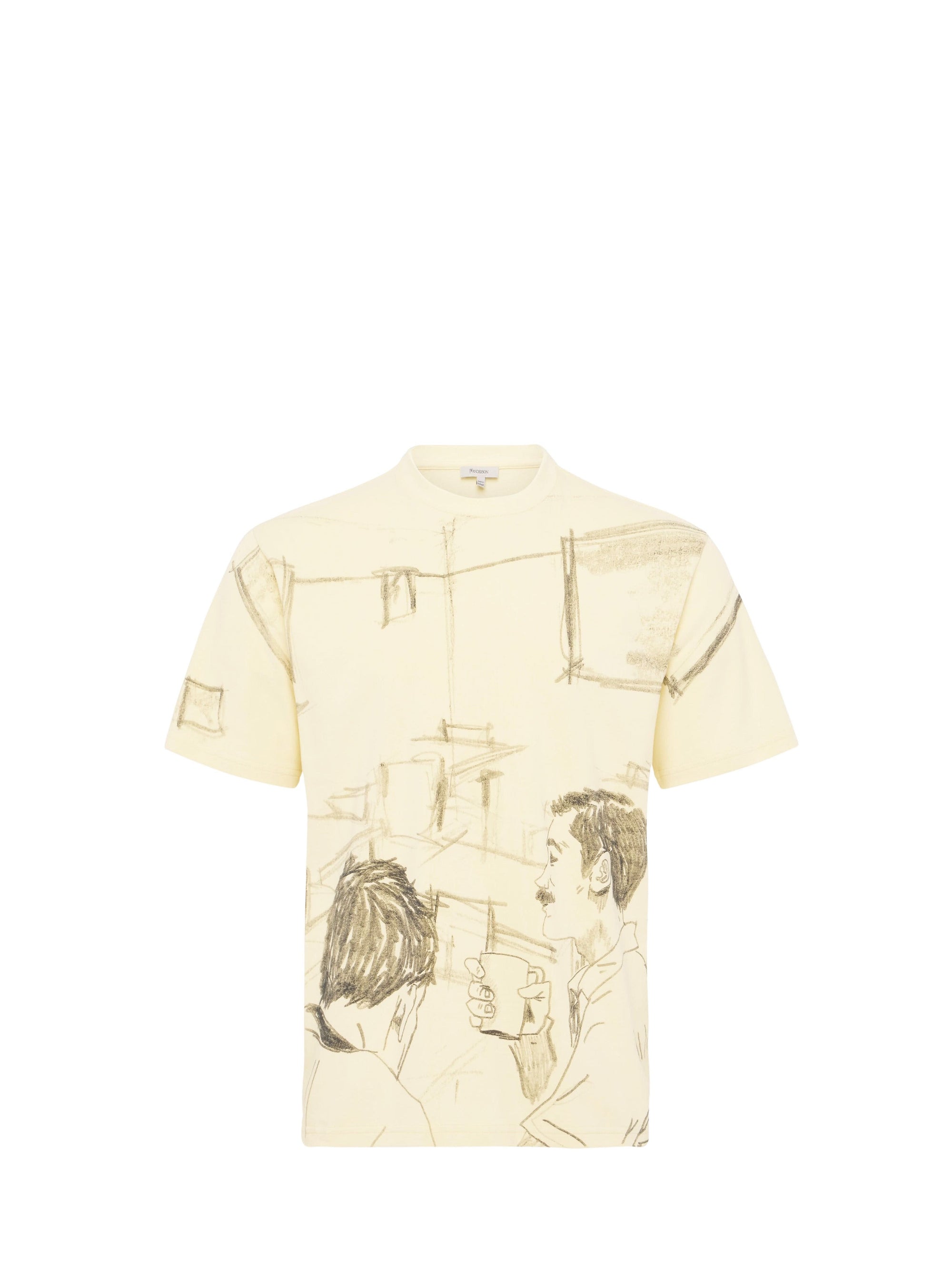 T-Shirt Imprimé Café - Buttermilk