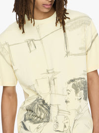 T-Shirt Imprimé Café - Buttermilk