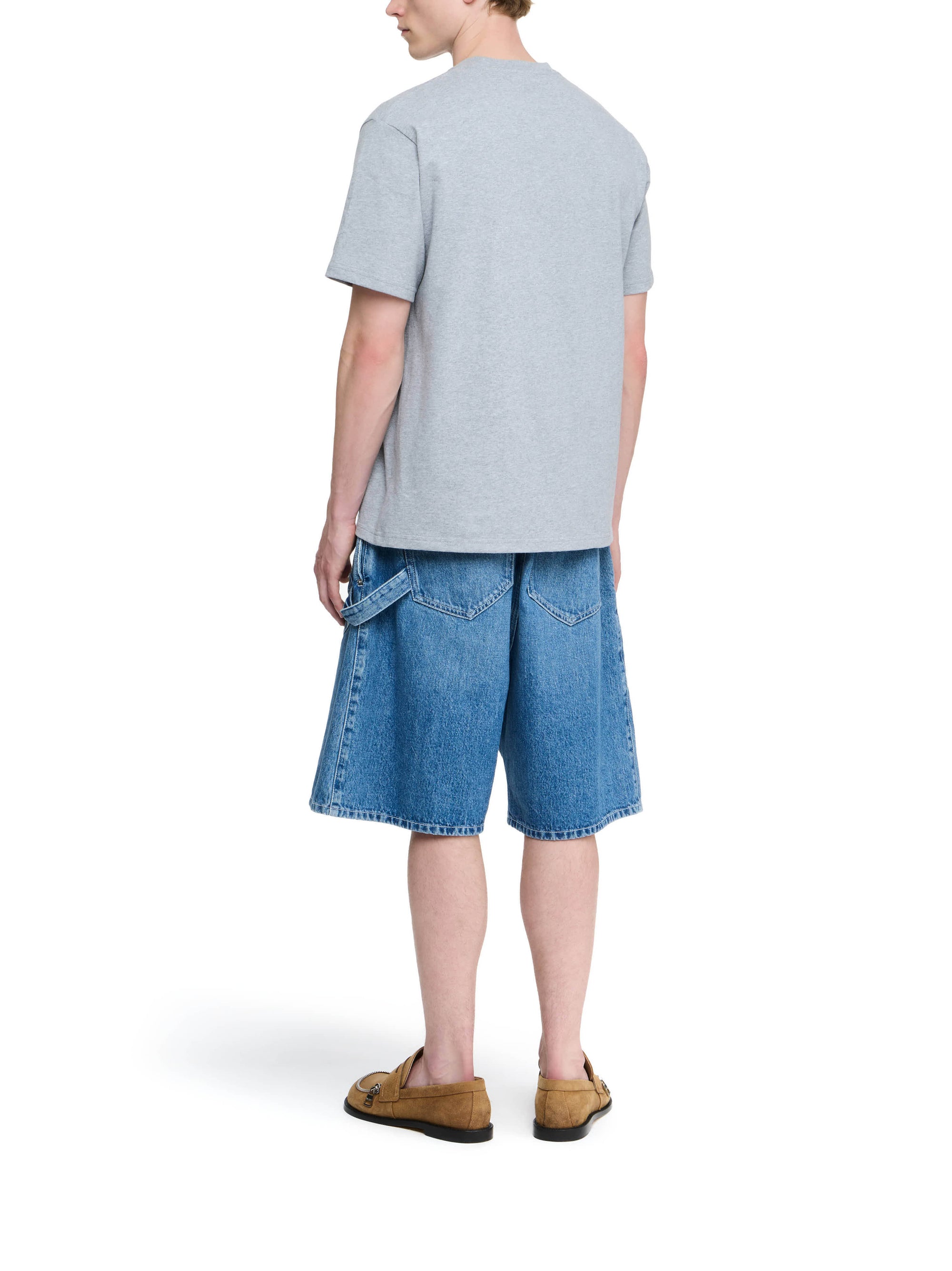 T-Shirt Imprimé Café - Mid Grey Melange