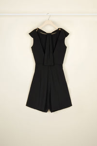 Cut-out back jumpsuit - Black
