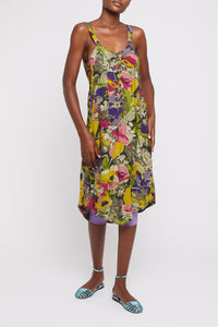 Robe Julia fleurie coupe cintrée - Poppy