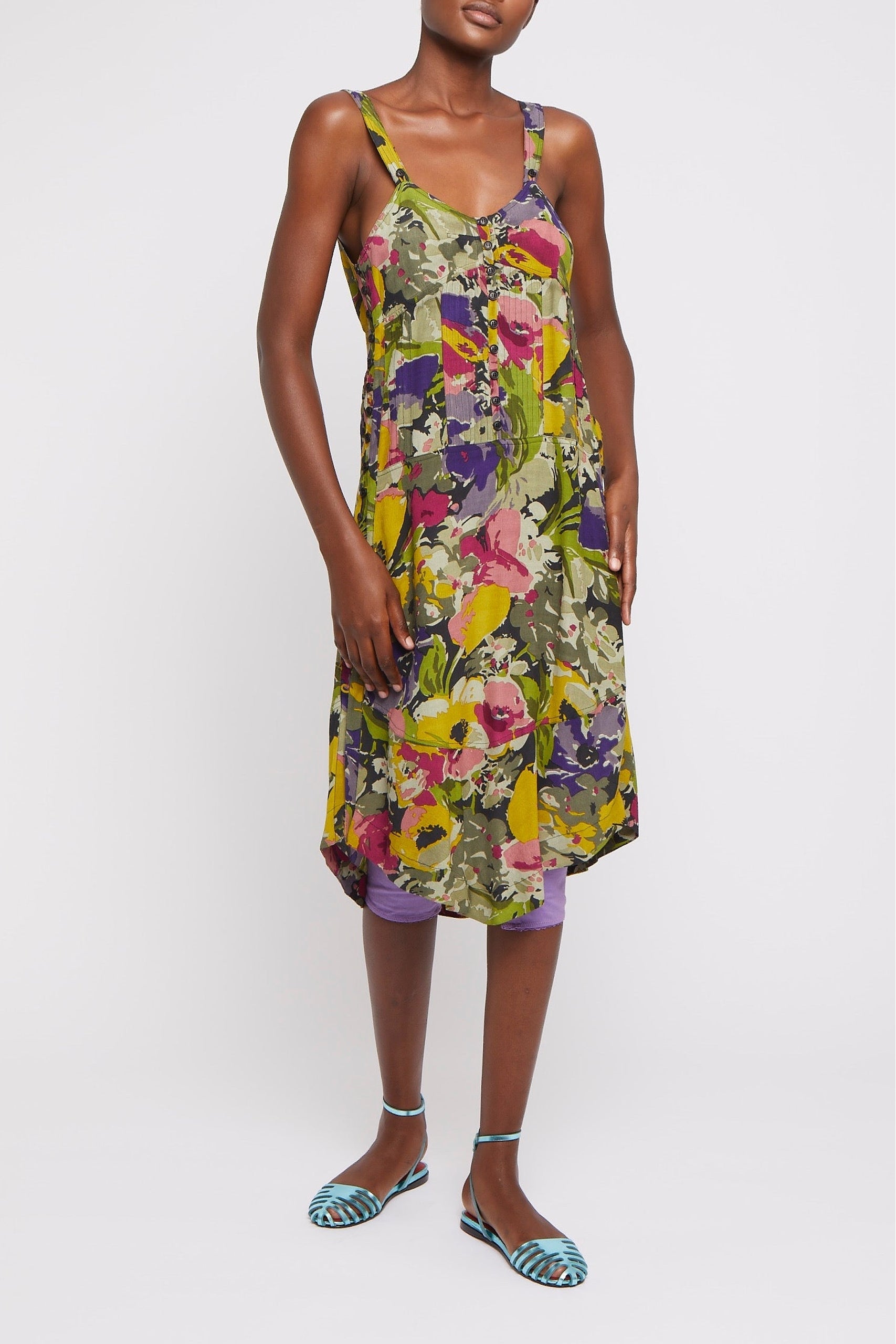 Robe Julia fleurie coupe cintrée - Poppy