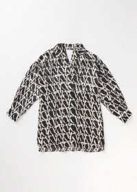 Chemise Julia en soie mélangée - Oreo