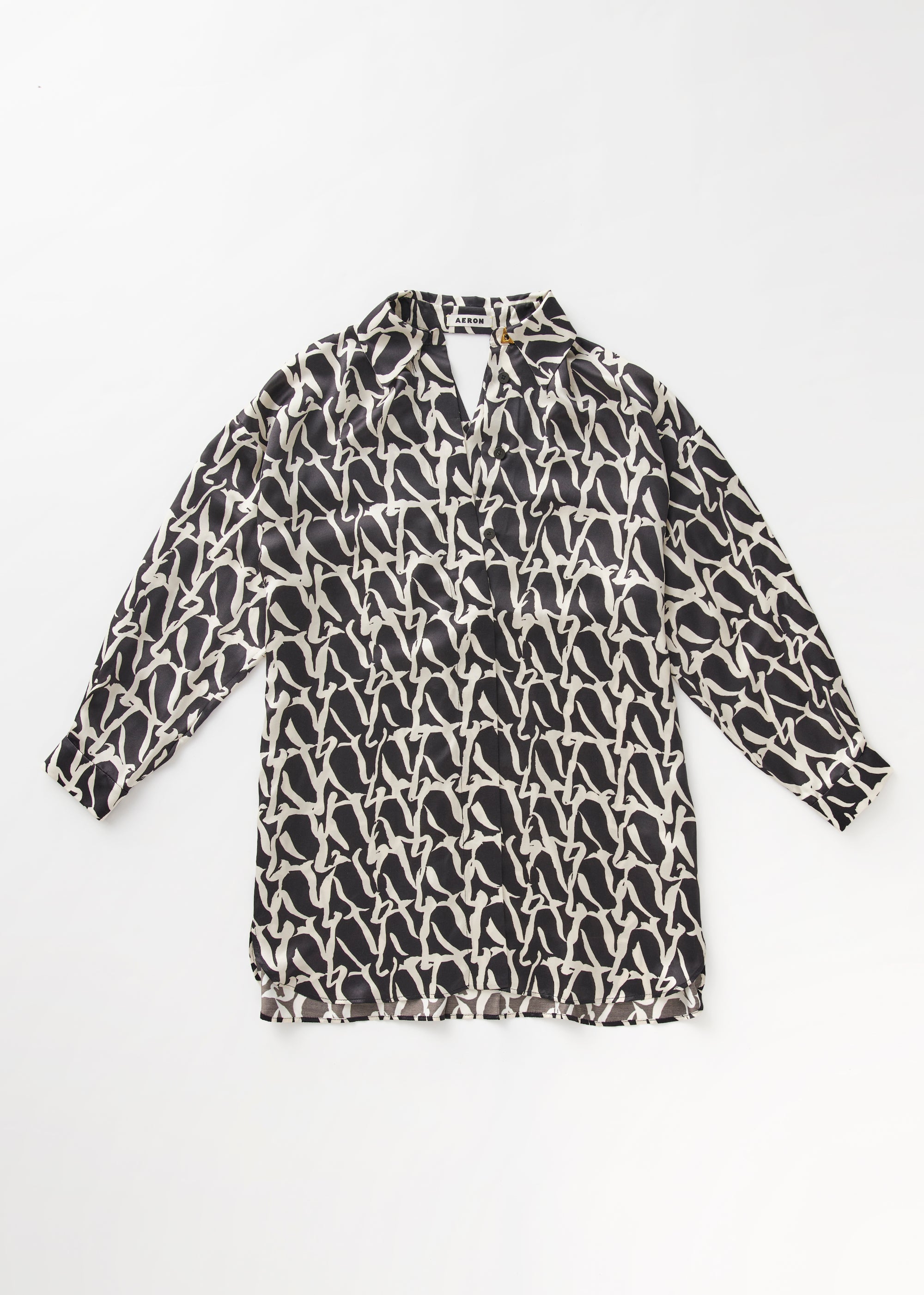 Chemise Julia en soie mélangée - Oreo