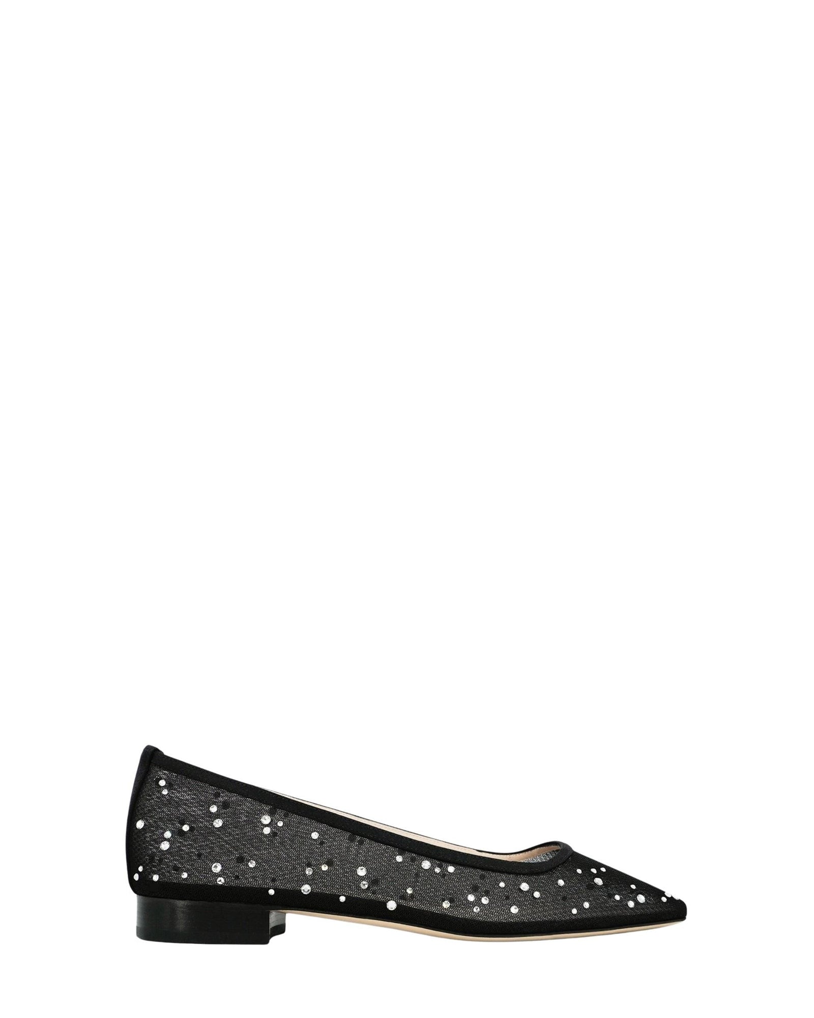 Ballerines Julie en satin - Black