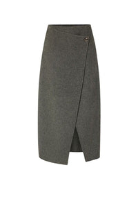 GRIS CLAIR CHINE JUPE WALES
