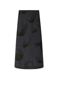 GRIS ANTHRACITE JUPE VALET