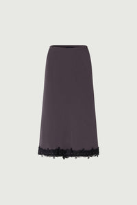 GRIS ANTHRACITE JUPE EXQUISE