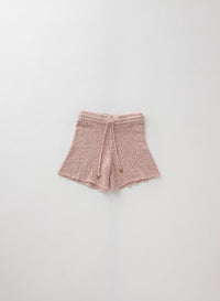 Short Juste en maille - Pale Rose