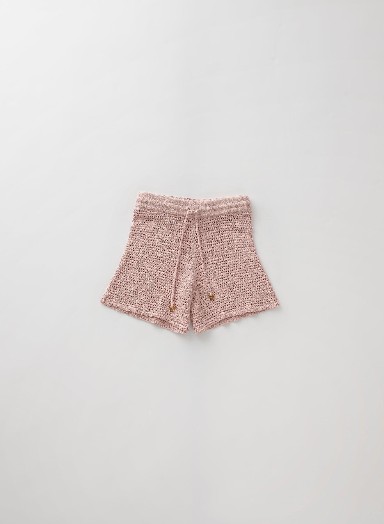 Short Juste en maille - Pale Rose