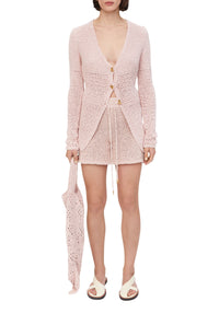 Short Juste en maille - Pale Rose