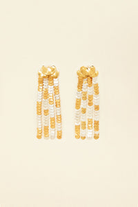 Two-tone earrings - Gold and Silver