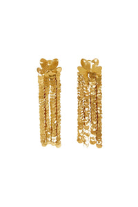 Boucles d’oreilles bicolores en laiton - Or