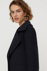 Brass hoop earrings with pearls - Gold