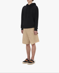 Sweat À Capuche Avec Logo Brodé - Black