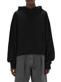 Sweat À Capuche Avec Logo Ancres - Black