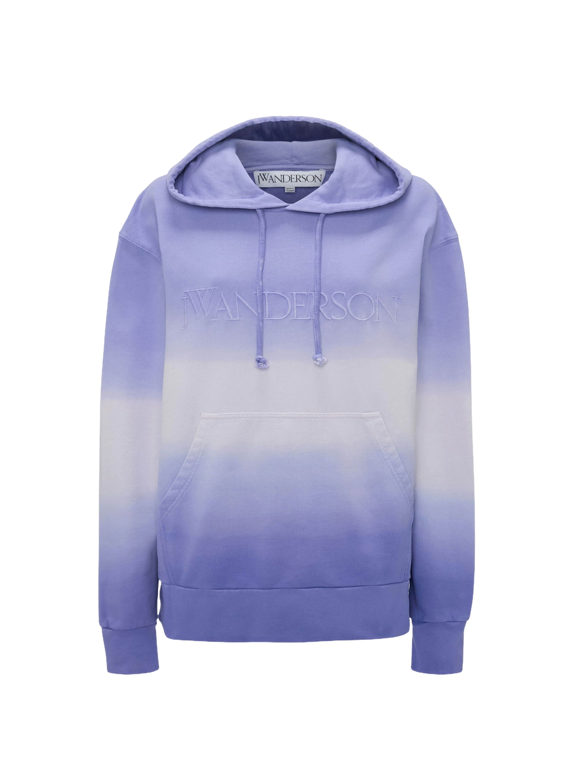 Sweatshirt tie and dye avec logo brodé - Lavender