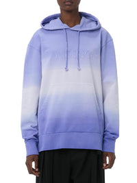 Sweat à capuche tie and dye avec logo brodé - Lavender
