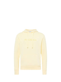 Sweat À Capuche Avec Logo Brodé - Buttermilk