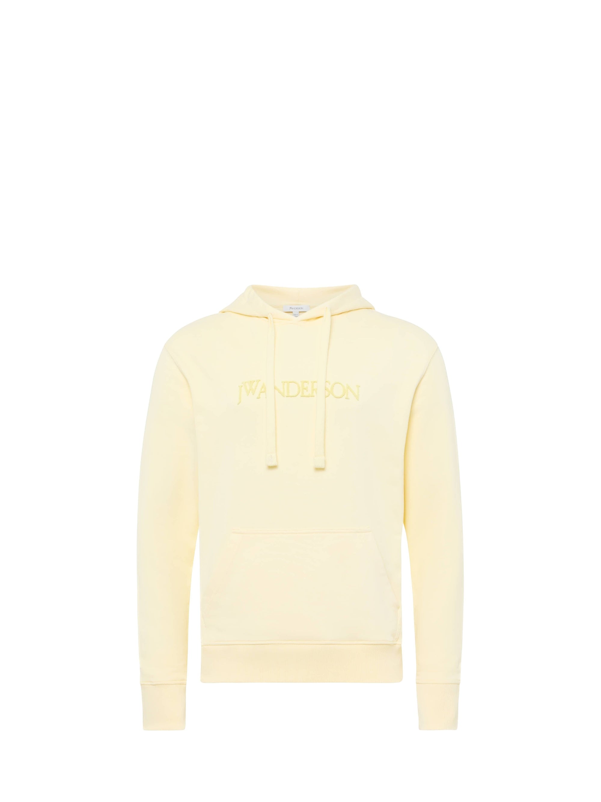 Sweat À Capuche Avec Logo Brodé - Buttermilk
