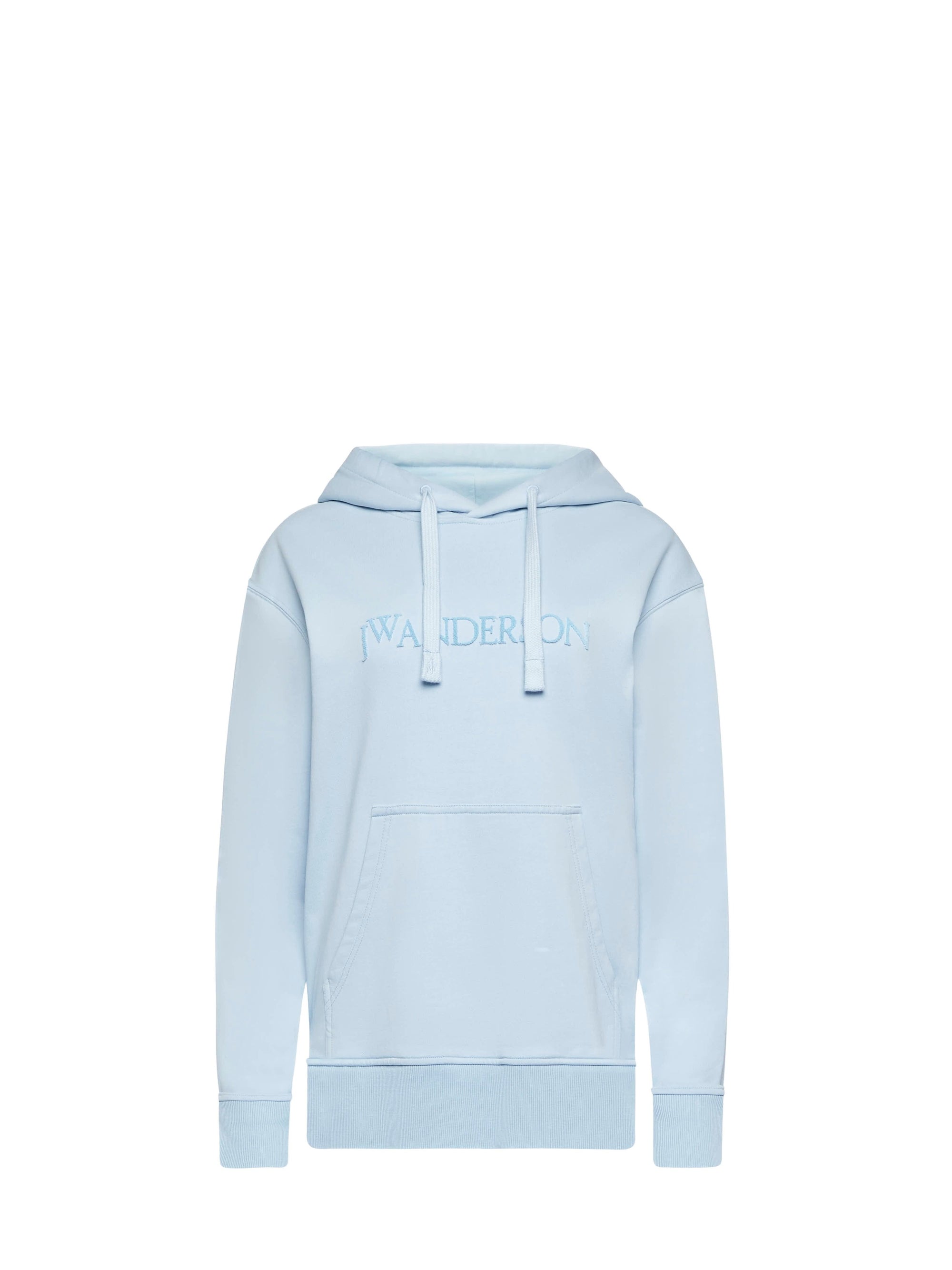 Sweat À Capuche Avec Logo Brodé - Pale Blue