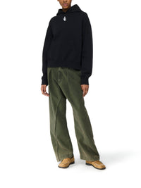 Sweatshirt with anchor embroidery - Black