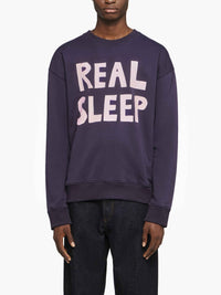 Sweat-Shirt Imprimé Real Sleep - Dark Navy