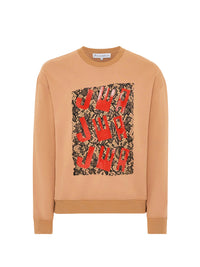 Pull à détails en dentelle - Beige