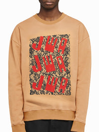 Sweat-Shirt Jwa Avec Empiècement En Dentelle - Beige