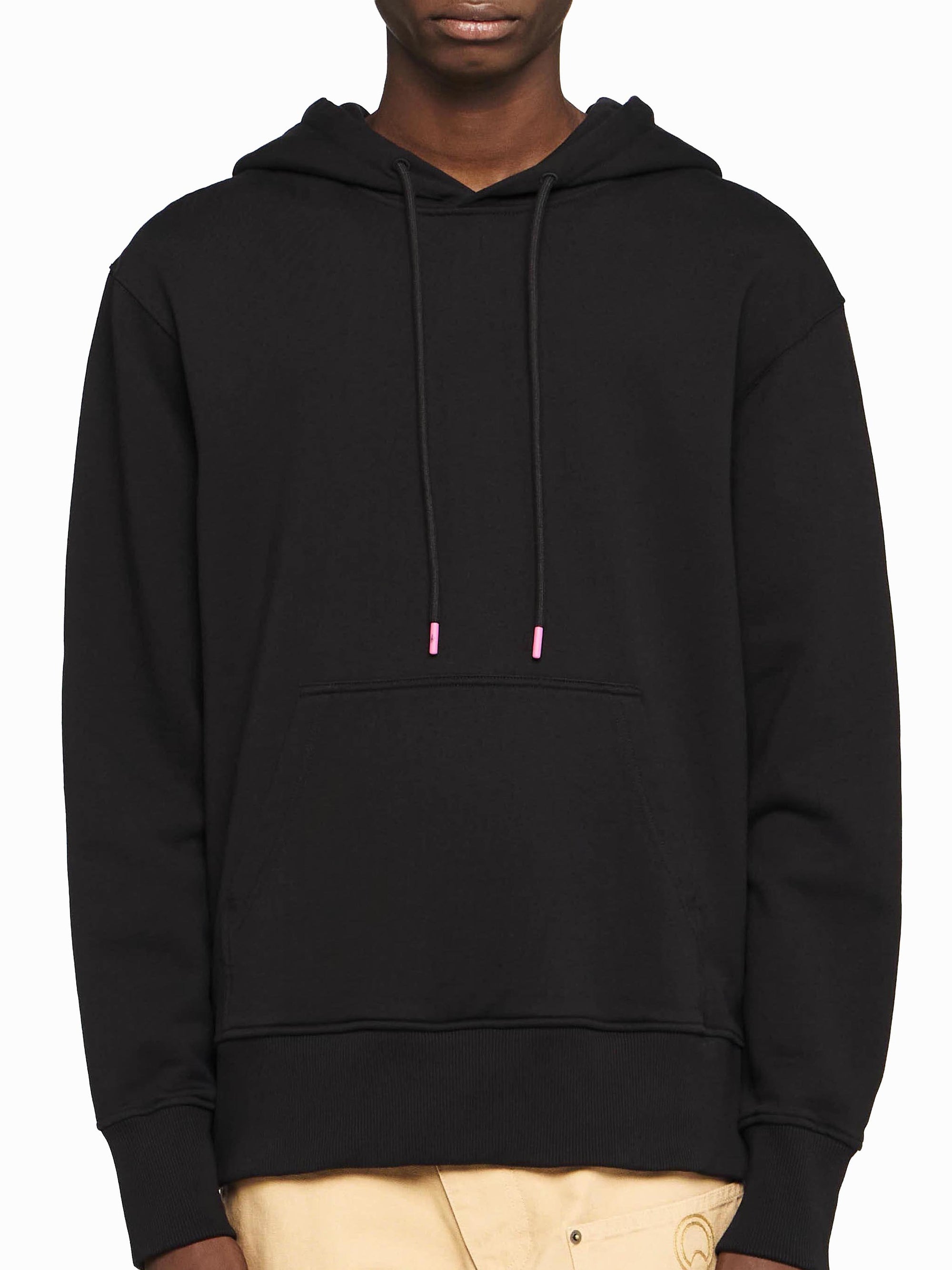 Sweat À Capuche Jwa Avec Empiècement En Dentelle Dans Le Dos - Black