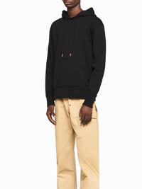 Sweatshirt à détail en dentelle dans le dos - Black