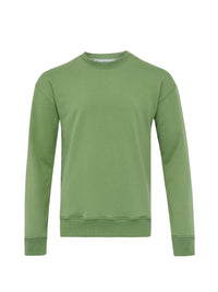 Pull à broderies ancres - Forest Green