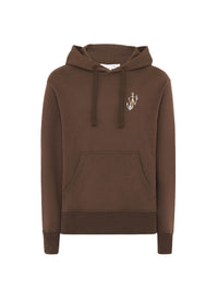 Sweatshirt with anchor embroidery - Brown